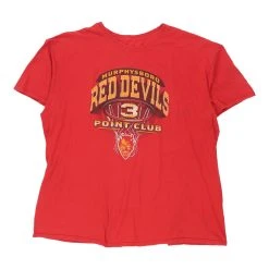 Vintage Murphysboro Red Devils Unbranded T-Shirt - Medium Red Cotton