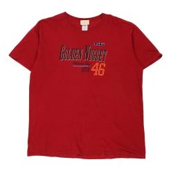 Vintage Golden Nugget Unbranded T-Shirt - XL Red Cotton Blend