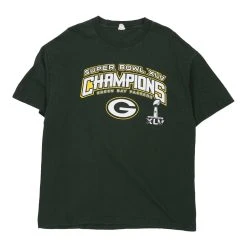Pre-Loved Green Bay Packers 2011 Unbranded T-Shirt - Large Green Cotton