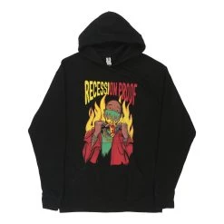 Vintage Unbranded Hoodie - Medium Black Cotton