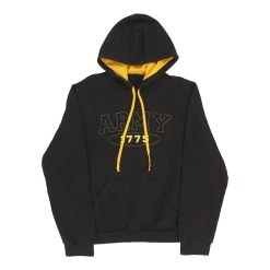 Vintage Army Unbranded Hoodie - Large Black Cotton