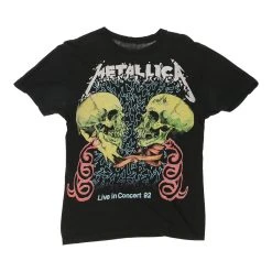 Vintage Metallica Unbranded T-Shirt - Small Black Cotton