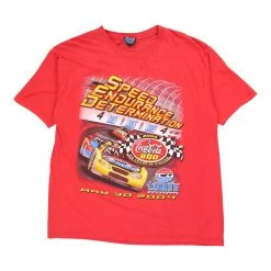 Vintage Coca-Cola 600 2004 Unbranded T-Shirt - 2XL Red Cotton