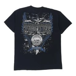 Vintage Unbranded T-Shirt - XL Black Cotton