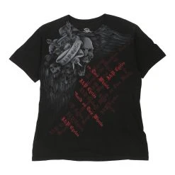 Vintage Unbranded T-Shirt - Small Black Cotton