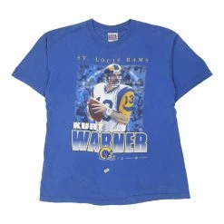 Vintage St. Louis Rams 1999 Unbranded T-Shirt - Large Blue Cotton -Vintage Shop Debbie mixed mens tops 24.02.23304