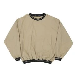 Vintage Unbranded Sweatshirt - Large Beige Polyester