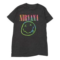 Vintage Nirvana Unbranded T-Shirt - Medium Black Cotton