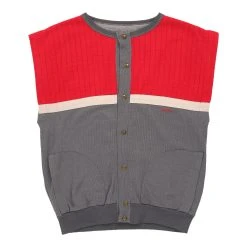 Vintage Unbranded Vest - Medium Grey Cotton