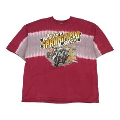 Vintage 2016 Springfield Unbranded T-Shirt - XL Red Cotton