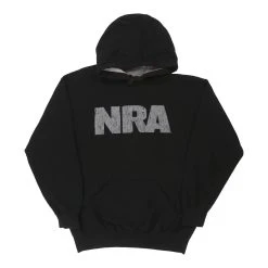 Vintage NRA Unbranded Hoodie - Large Black Cotton