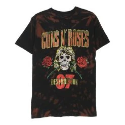 Vintage Guns N' Roses Unbranded T-Shirt - Small Black Cotton