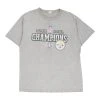 Pre-Loved Pittsburgh Steelers Superbowl XL 2006 Unbranded T-Shirt - Large Grey Cotton