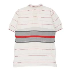 Vintage Unbranded Polo Shirt - Large White Cotton -Vintage Shop Ele polo shirts 25.05.22190