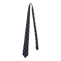 Vintage Unbranded Tie - No Size Navy Silk