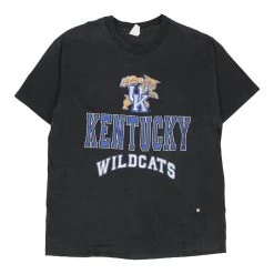 Vintage Kentucky Wildcats Unbranded T-Shirt - 2XL Black Cotton -Vintage Shop Ele womens BACK130