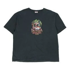 Vintage Daytona Bike Week 2008 Unbranded T-Shirt - XL Black Cotton