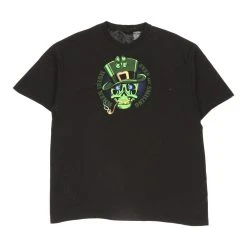 Vintage St. Patrick's Day Unbranded T-Shirt - XL Black Cotton