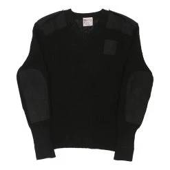 Vintage Unbranded Jumper - Large Black Cotton