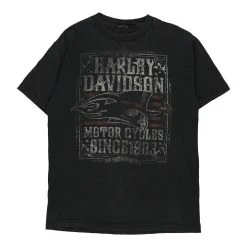 Vintage Harley Davidson, Shawinigan, QC Unbranded T-Shirt - Small Black Cotton