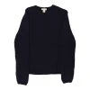 Vintage Unbranded Sweatshirt - Large Navy Cotton