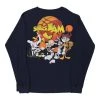 Vintage Space Jam Unbranded Long Sleeve Top - XL Navy Cotton