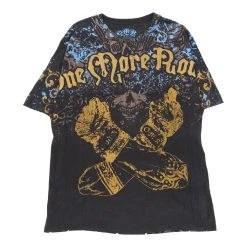 Vintage Unbranded T-Shirt - Large Black Cotton