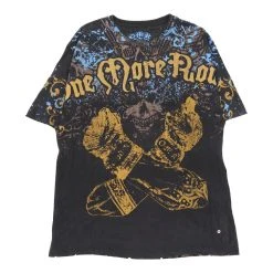 Vintage Unbranded T-Shirt - Large Black Cotton -Vintage Shop Georgie Mens sport and shirt mix 07.03.23259