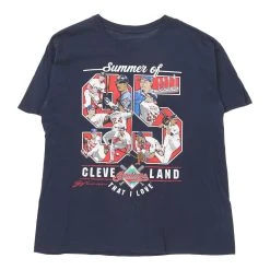 Vintage Unbranded T-Shirt - Large Navy Cotton