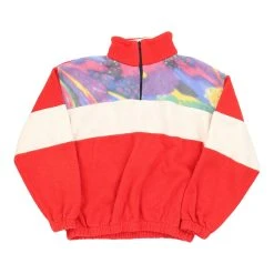 Vintage Unbranded Fleece - Large Red Polyester