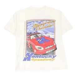 Vintage Kentucky Speedway Unbranded T-Shirt - XL White Cotton