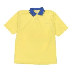 Vintage Unbranded Football Shirt - 2XL Yellow Polyester