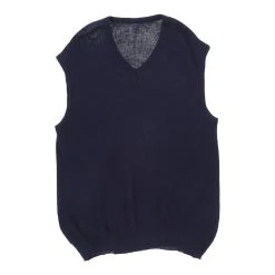 Vintage Unbranded Sweater Vest - XL Blue Cotton