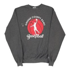 Vintage Greene County Rams Unbranded Sweatshirt - XL Grey Cotton -Vintage Shop Laurel mens sweatshirts 13.04.22260