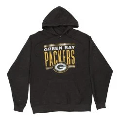Front Page 32 Vintage Green Bay Packers Unbranded Hoodie - 2XL Black Cotton