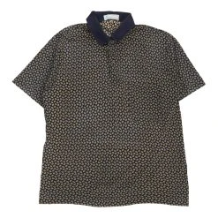 Vintage Unbranded Polo Shirt - Large Blue Cotton