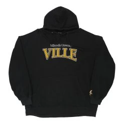 Vintage Millersville University Unbranded Hoodie - XL Black Cotton