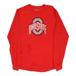 Vintage Ohio State Unbranded Long Sleeve T-Shirt - Large Red Cotton
