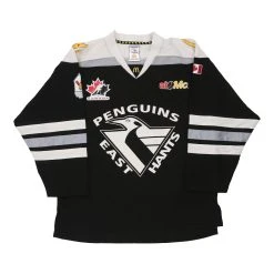 Vintage East Hants Penguins Unbranded Jersey - Small Black Polyester