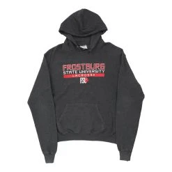 Vintage Forstburg State University Lacrosse Unbranded Hoodie - Medium Grey Cotton