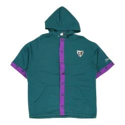 Vintage Unbranded Hoodie - XL Blue Cotton