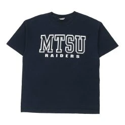 Vintage MTSU Raiders Unbranded T-Shirt - Large Blue Cotton