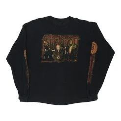 Front Page 36 Vintage Slipknot Unbranded Long Sleeve T-Shirt - XL Black Cotton