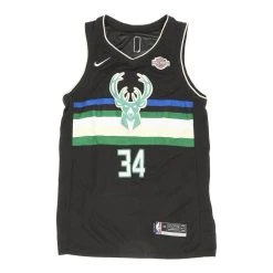 Vintage Milwaukee Bucks Unbranded Jersey - Medium Black Polyester