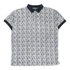 Vintage Unbranded Polo Shirt - XL White Cotton