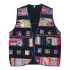Vintage Unbranded Vest - Medium Multicoloured Cotton
