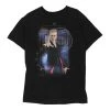 Vintage Doctor Who Unbranded T-Shirt - Medium Black Cotton