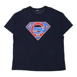 Front Page 25 Vintage Unbranded T-Shirt - XL Blue Cotton