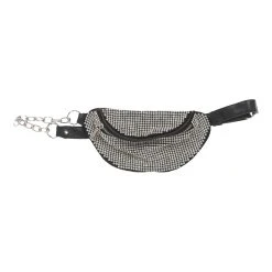 Vintage Unbranded Bumbag - No Size Silver Faux Leather