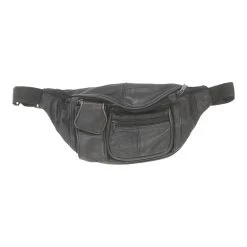 Vintage Unbranded Bumbag - No Size Black Faux Leather